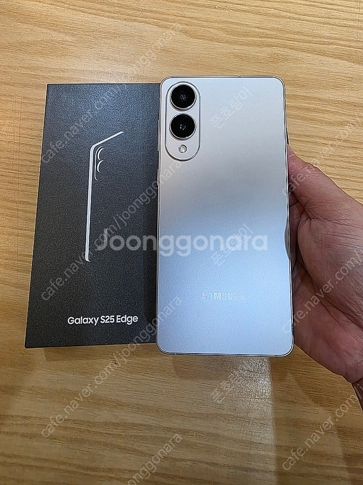 갤럭시s25엣지실버512gb 자급제단순개봉미사용판매합니...--7
